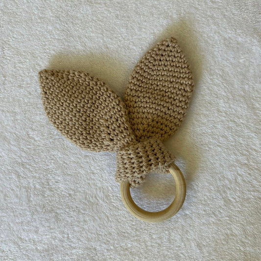 Crochet Bunny Ears Teether